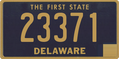 DE license plate 23371