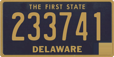 DE license plate 233741