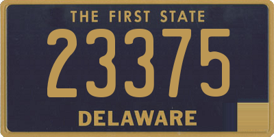 DE license plate 23375