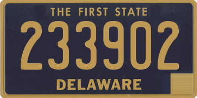 DE license plate 233902