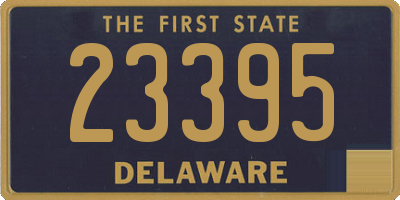 DE license plate 23395