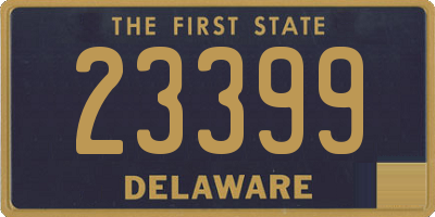 DE license plate 23399