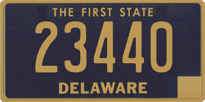 DE license plate 23440