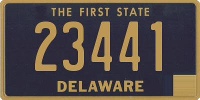 DE license plate 23441