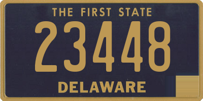 DE license plate 23448