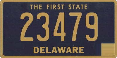 DE license plate 23479