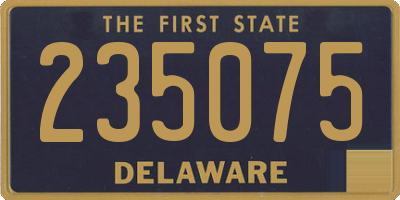 DE license plate 235075