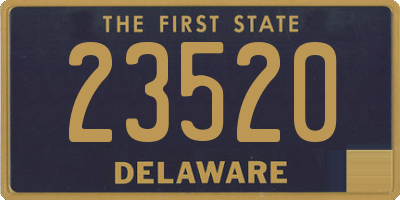 DE license plate 23520