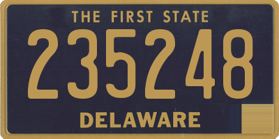 DE license plate 235248