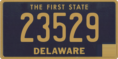 DE license plate 23529