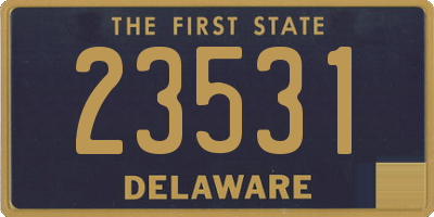 DE license plate 23531