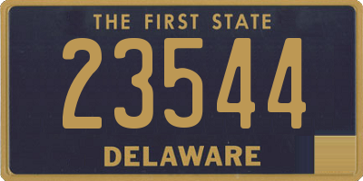 DE license plate 23544