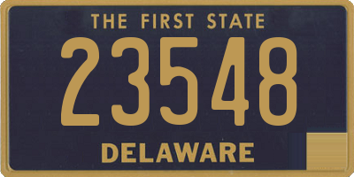 DE license plate 23548