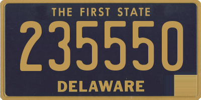 DE license plate 235550