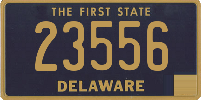 DE license plate 23556