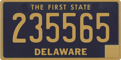 DE license plate 235565
