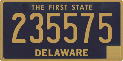 DE license plate 235575