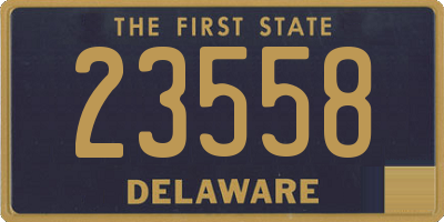 DE license plate 23558