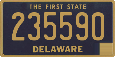 DE license plate 235590