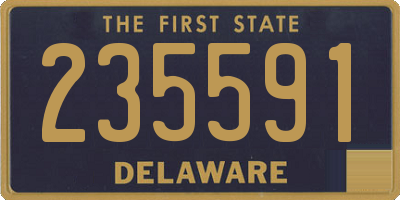 DE license plate 235591