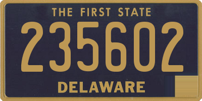 DE license plate 235602