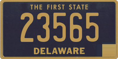 DE license plate 23565