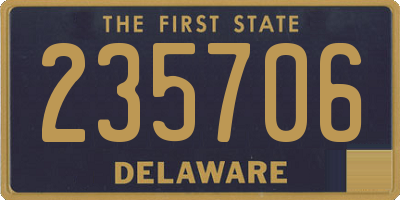 DE license plate 235706