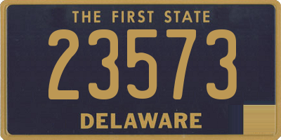 DE license plate 23573