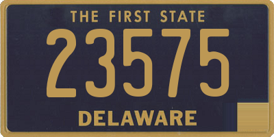 DE license plate 23575