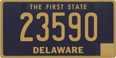 DE license plate 23590