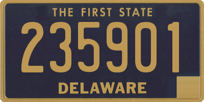 DE license plate 235901