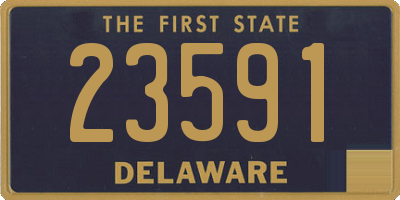 DE license plate 23591