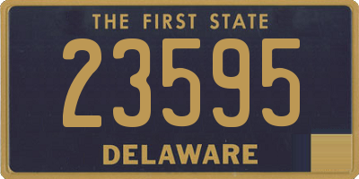 DE license plate 23595