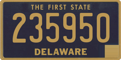 DE license plate 235950