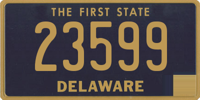 DE license plate 23599