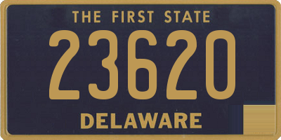 DE license plate 23620