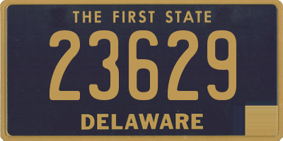 DE license plate 23629