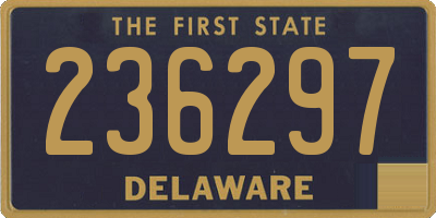 DE license plate 236297