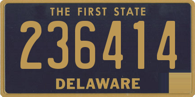 DE license plate 236414