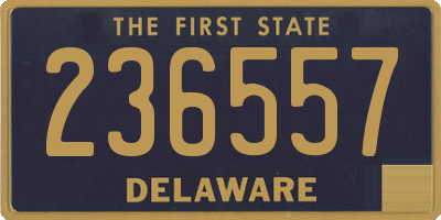 DE license plate 236557