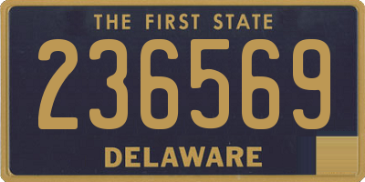 DE license plate 236569
