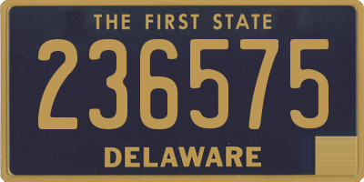 DE license plate 236575