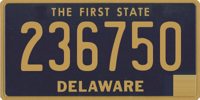 DE license plate 236750