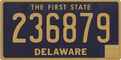 DE license plate 236879