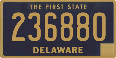 DE license plate 236880