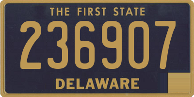 DE license plate 236907