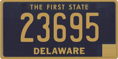 DE license plate 23695