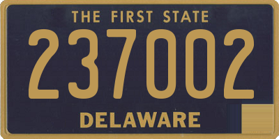 DE license plate 237002