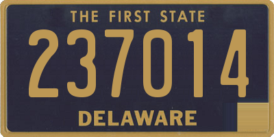DE license plate 237014