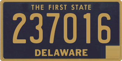 DE license plate 237016